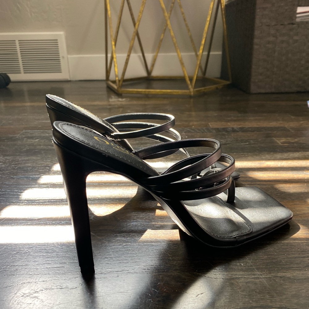 Black high heels
